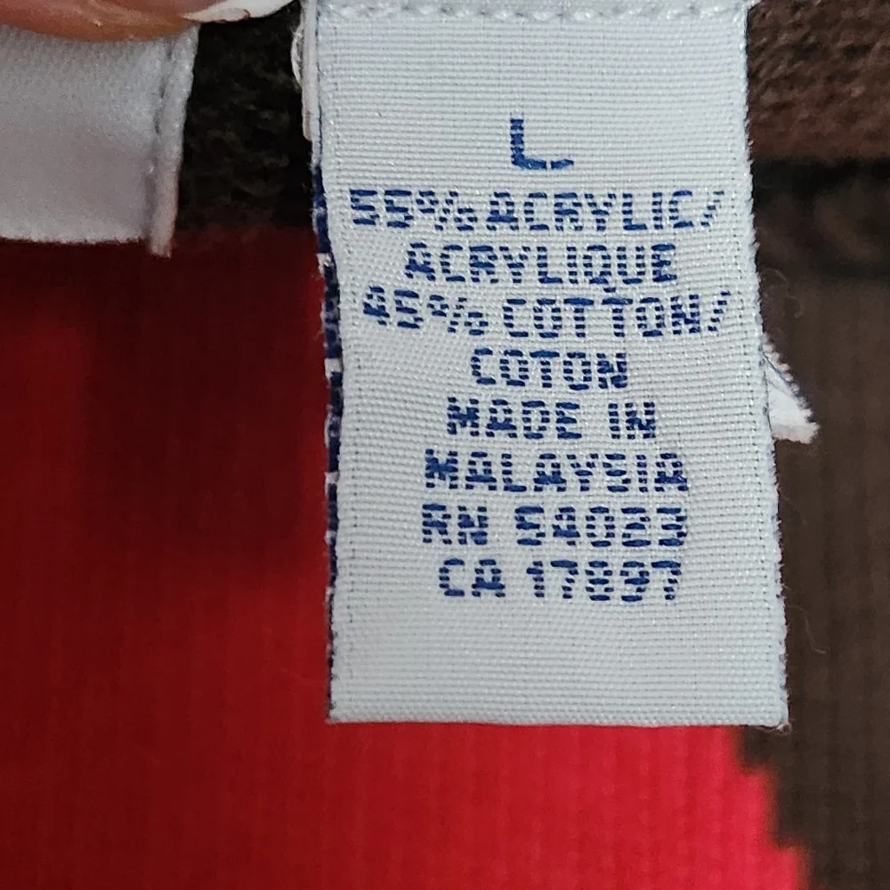 OLD NAVY Sweater Womens Large Brown Argyle Diamond Knit V Neck Y2K Preppy Retro - Picture 7 of 9
